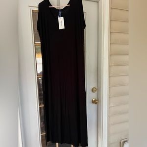 NWT Size 14/16 Swimsuits For All Black Maxi Dress